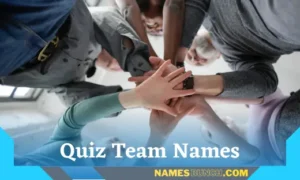 Quiz Team Names